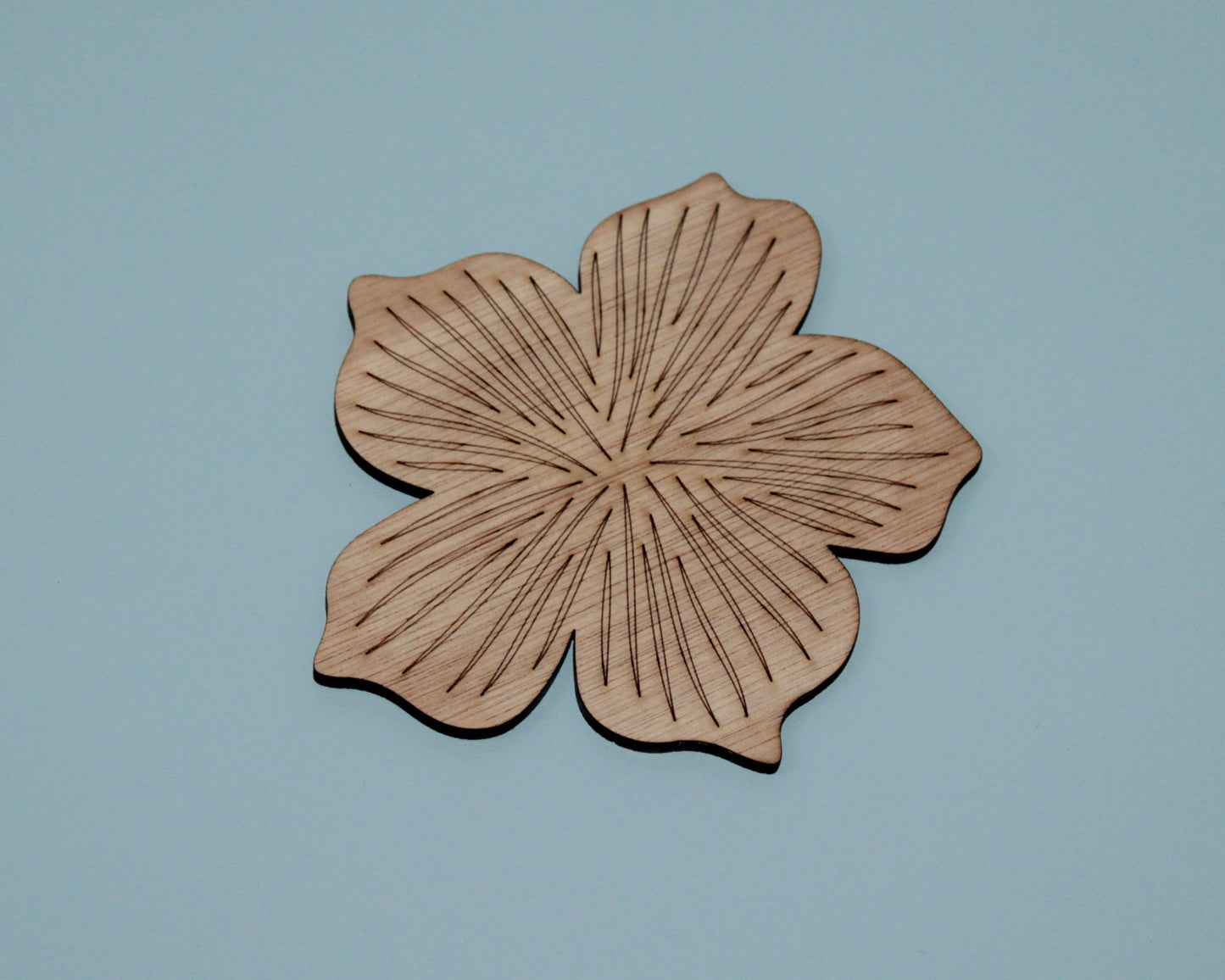 Houten onderzetters - set van 4