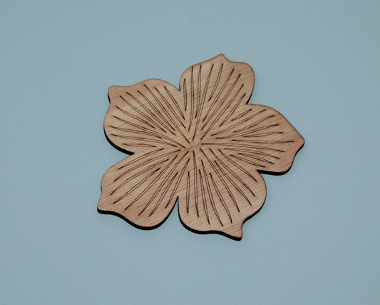 Houten onderzetters - set van 4