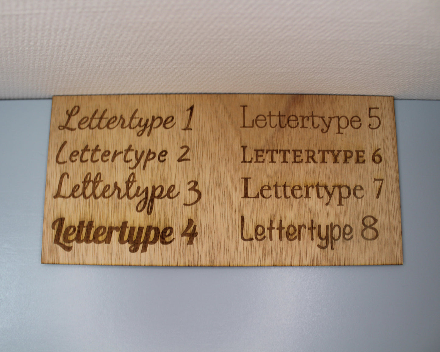 Snijplank met gravure