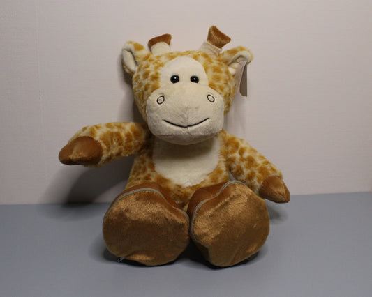 Giraffe knuffel met gepersonaliseerde voetjes