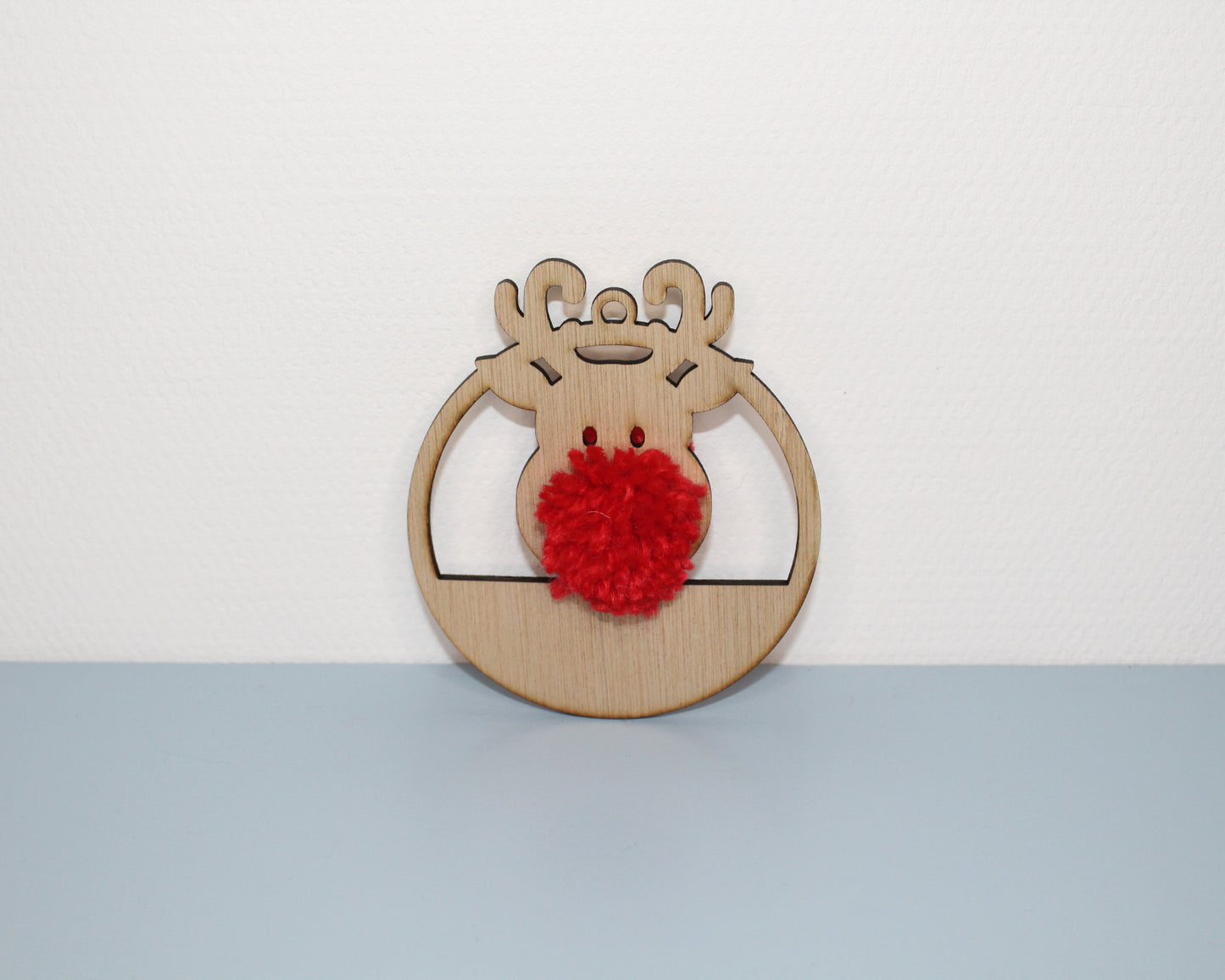 Rudolf kersthanger met naam of tekst