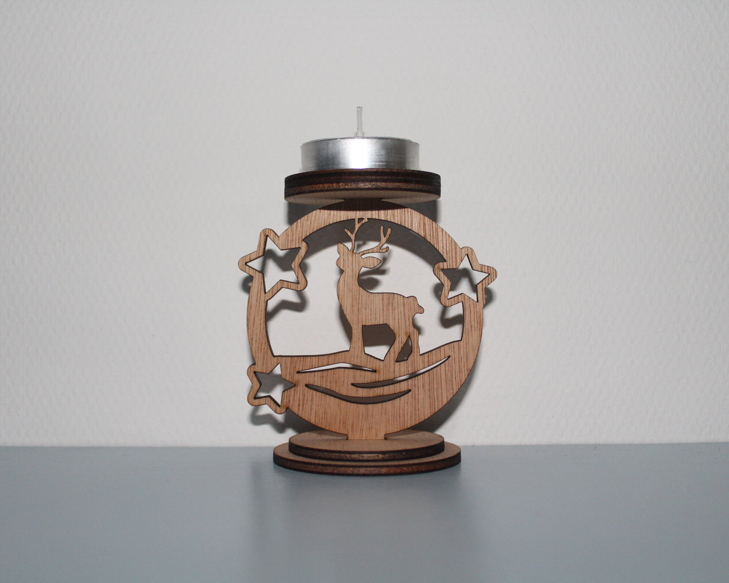 Waxinelichthouder Kerst