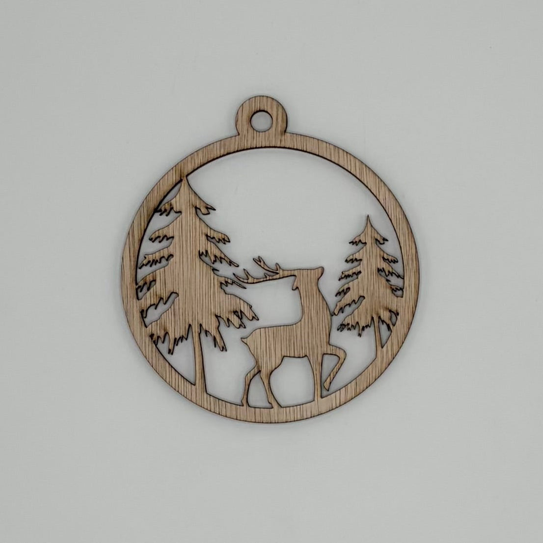 Houten kerstballen
