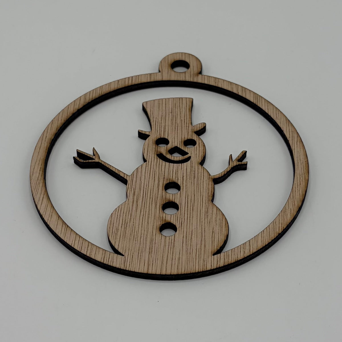 Houten kerstballen