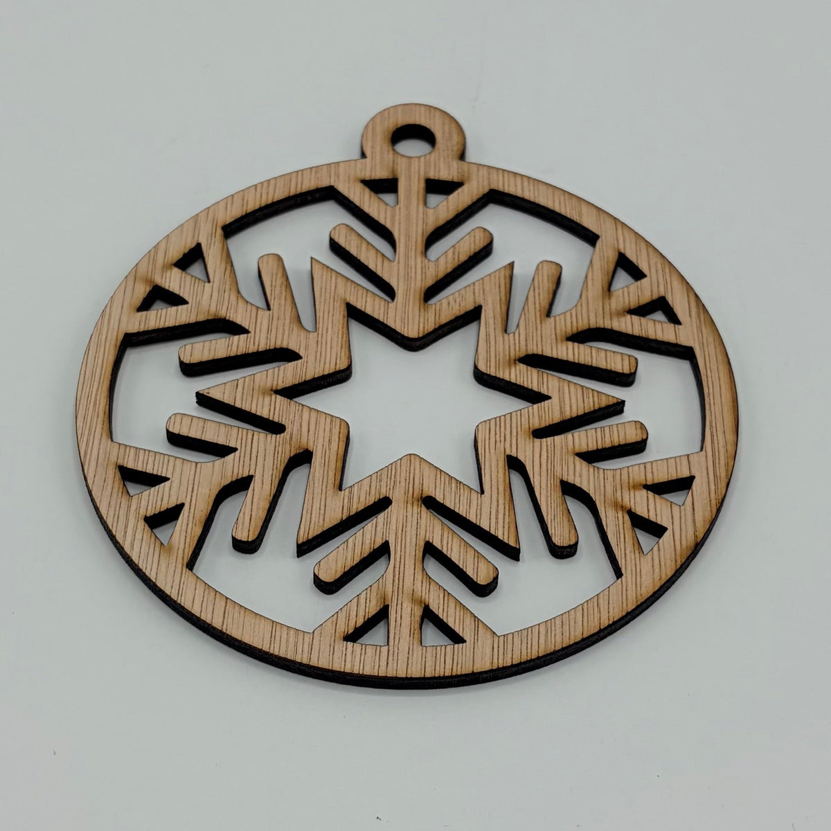 Houten kerstballen