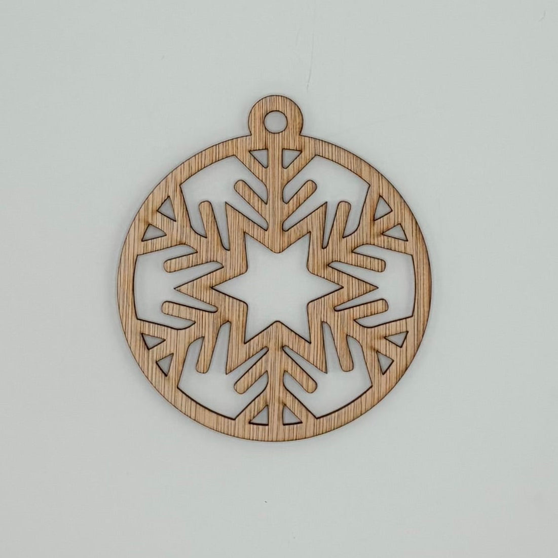 Houten kerstballen